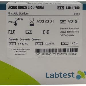 ACIDO URICO LIQUIFORM 1 X 100 det LABTEST