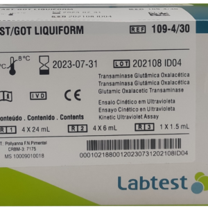 AST/GOT LIQUIFORM 4 X 30 ML LABTEST