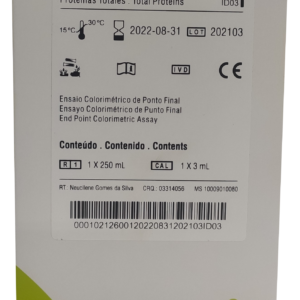 PROTEINAS TOTALES X 250 DET LABTEST